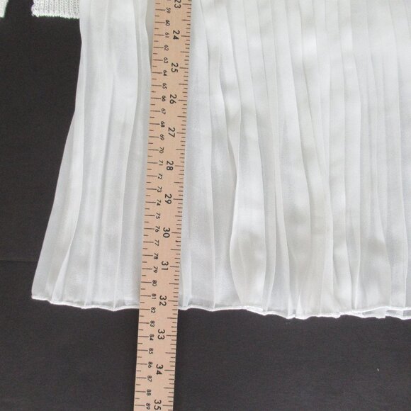 Simply Couture Boho Crochet Tunic Dress Womens S Sheer Overlay Cottagecore NWOT - Picture 7 of 12